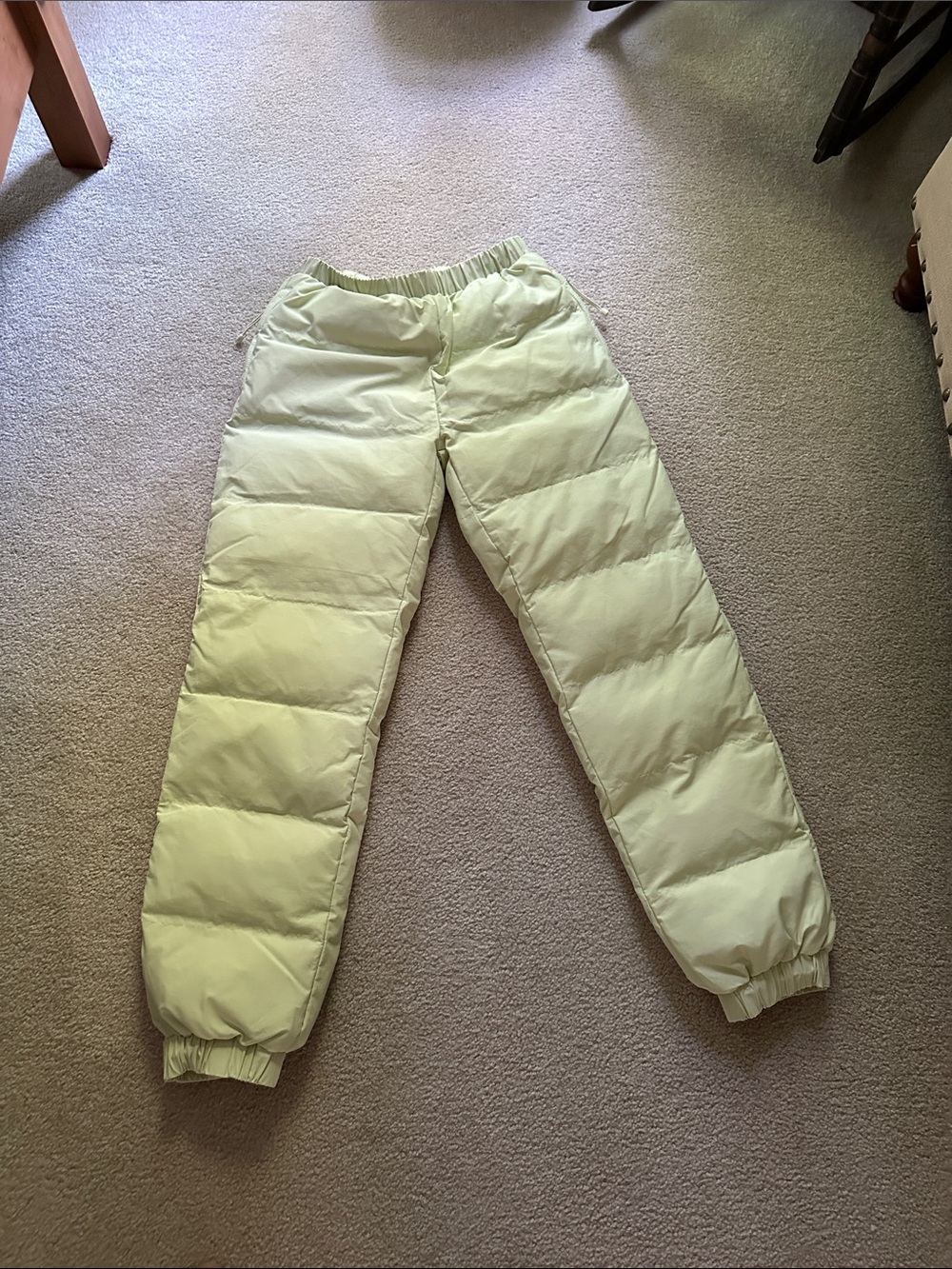 ME  Light Lime Puffy Joggers